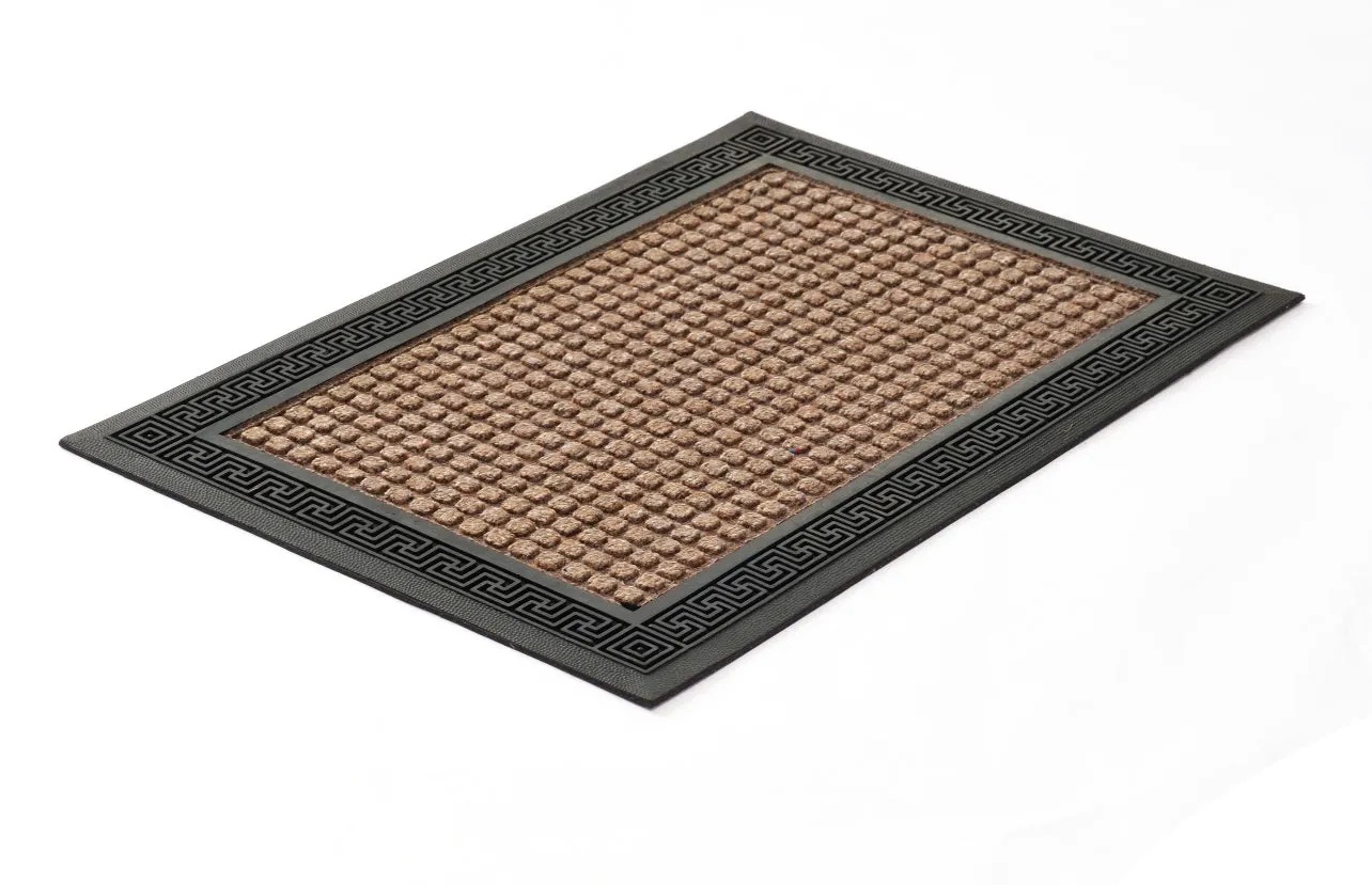 OnlyMat Beige QuickDry Anti Slip and Anti Fade Soft Bathroom Door Mat