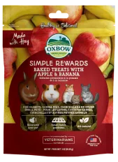 Oxbow Simple Rewards Baked Treats With Apple & Banana