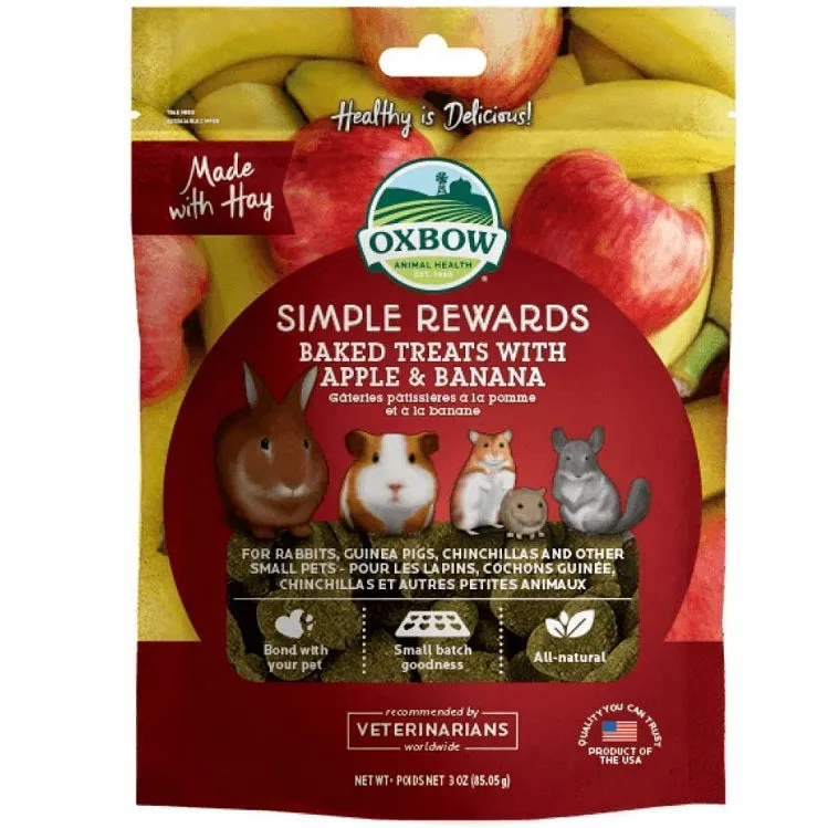 Oxbow Simple Rewards Treats - Banana 1 oz.