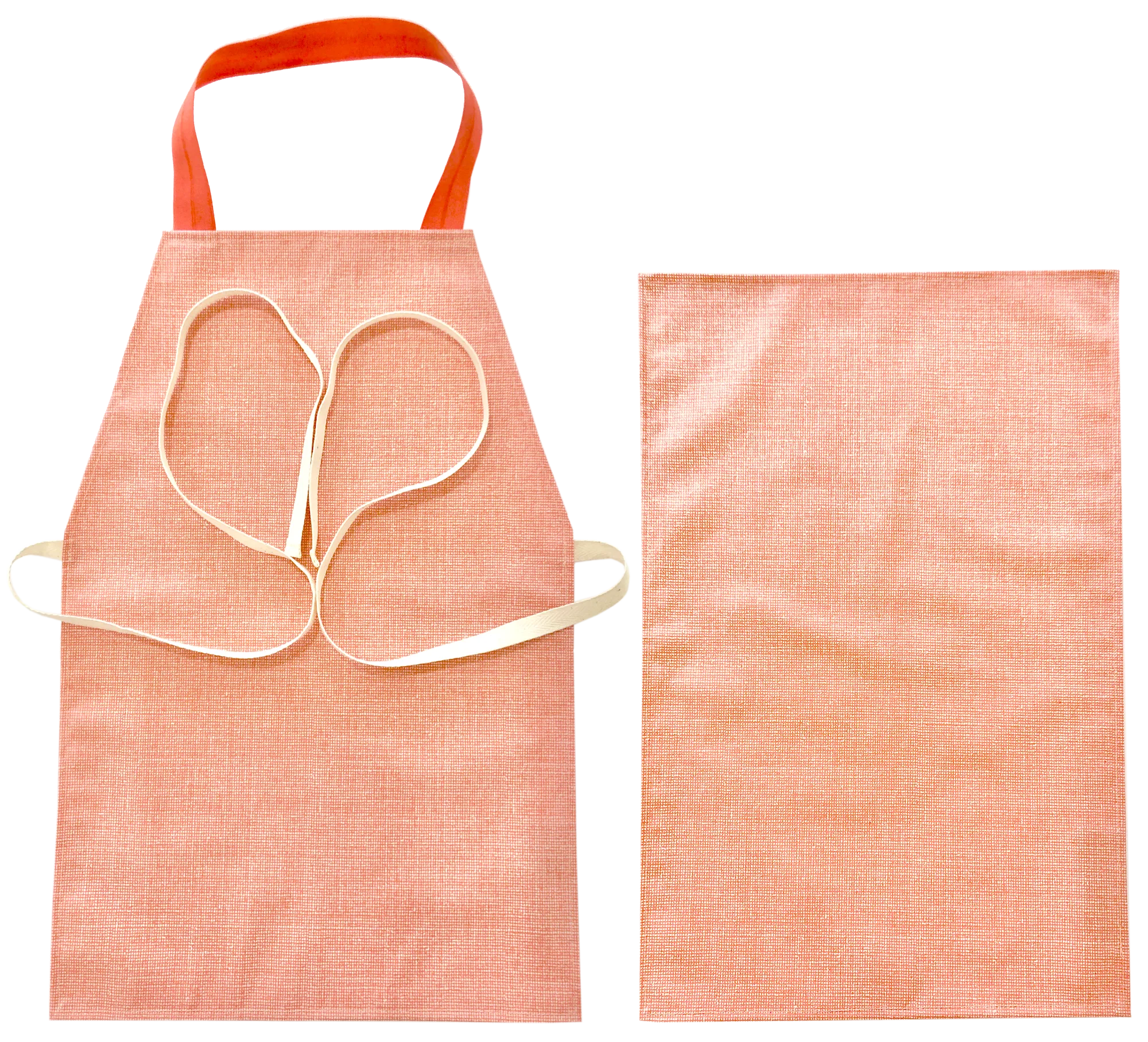 Papaya Orange Aprons