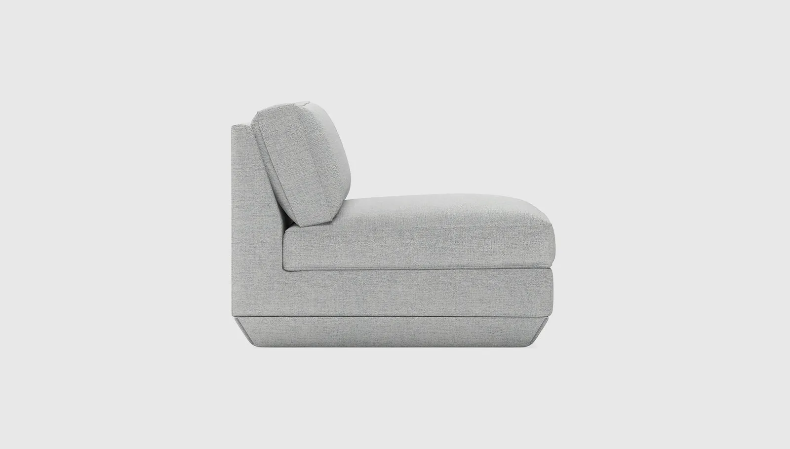 Podium Modular Armless Chair