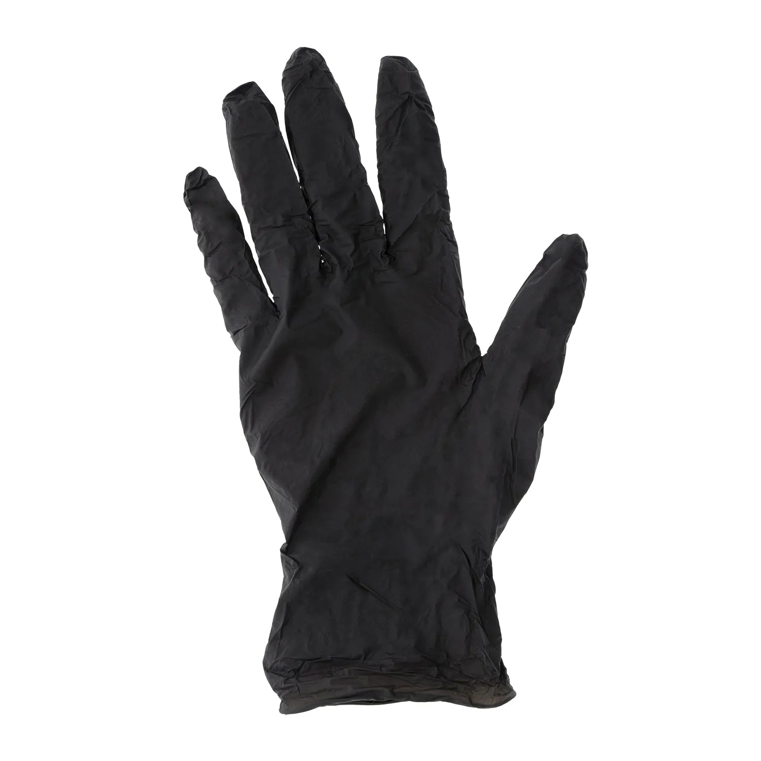 Powder-Free Black Nitrile Verge Gloves (S-XL), Case of 1,000