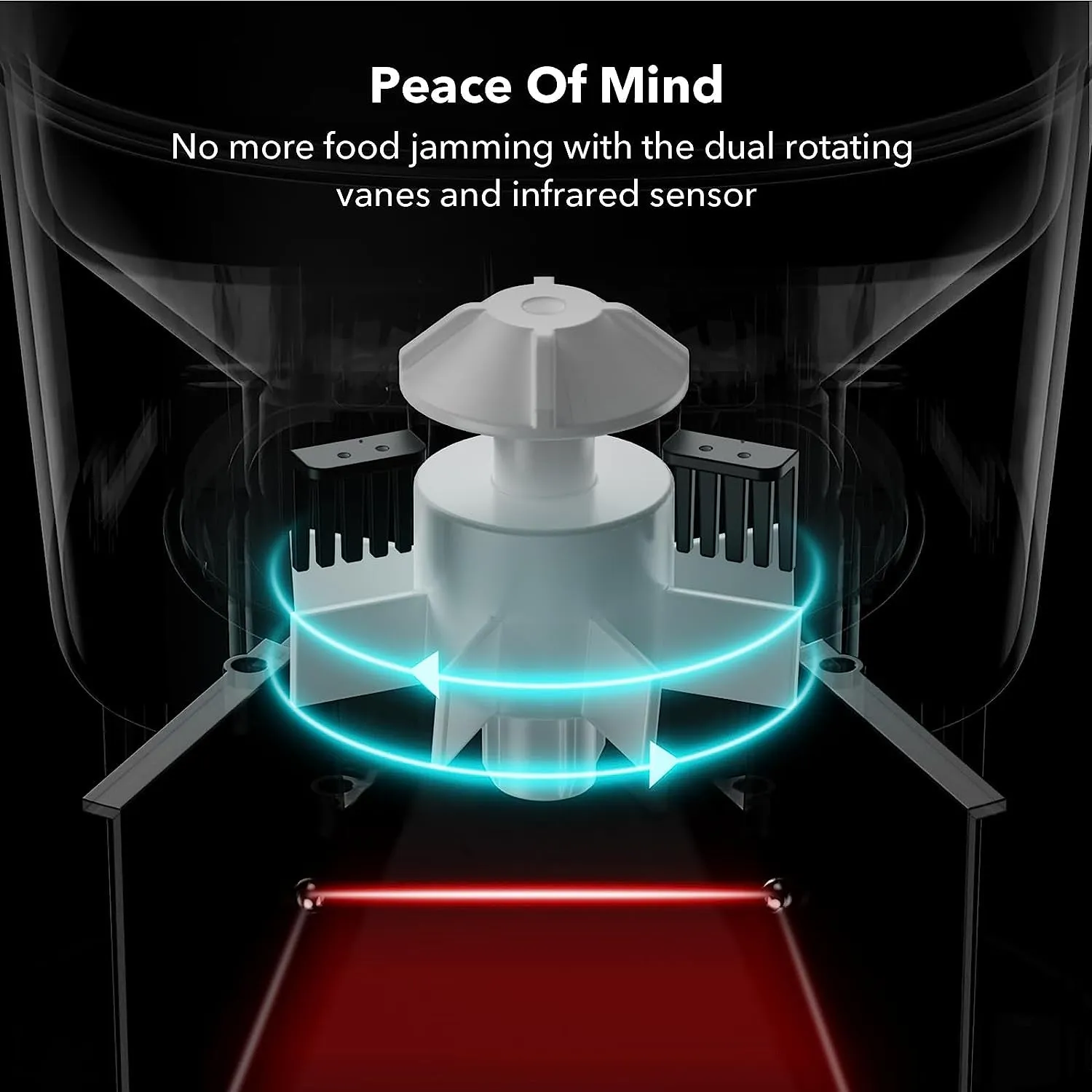 Professional Title: "6L Automatic Pet Feeder with Lock Lid, Timed Dispensing, Low Food Indication, and Anti-Clog Feature - Suitable for Dogs and Cats, Up to 50 Portions & 6 Meals Daily, Black"