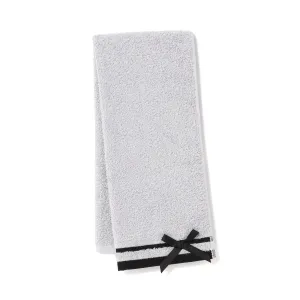 Quick Dry Face Towel Ribbon Gray