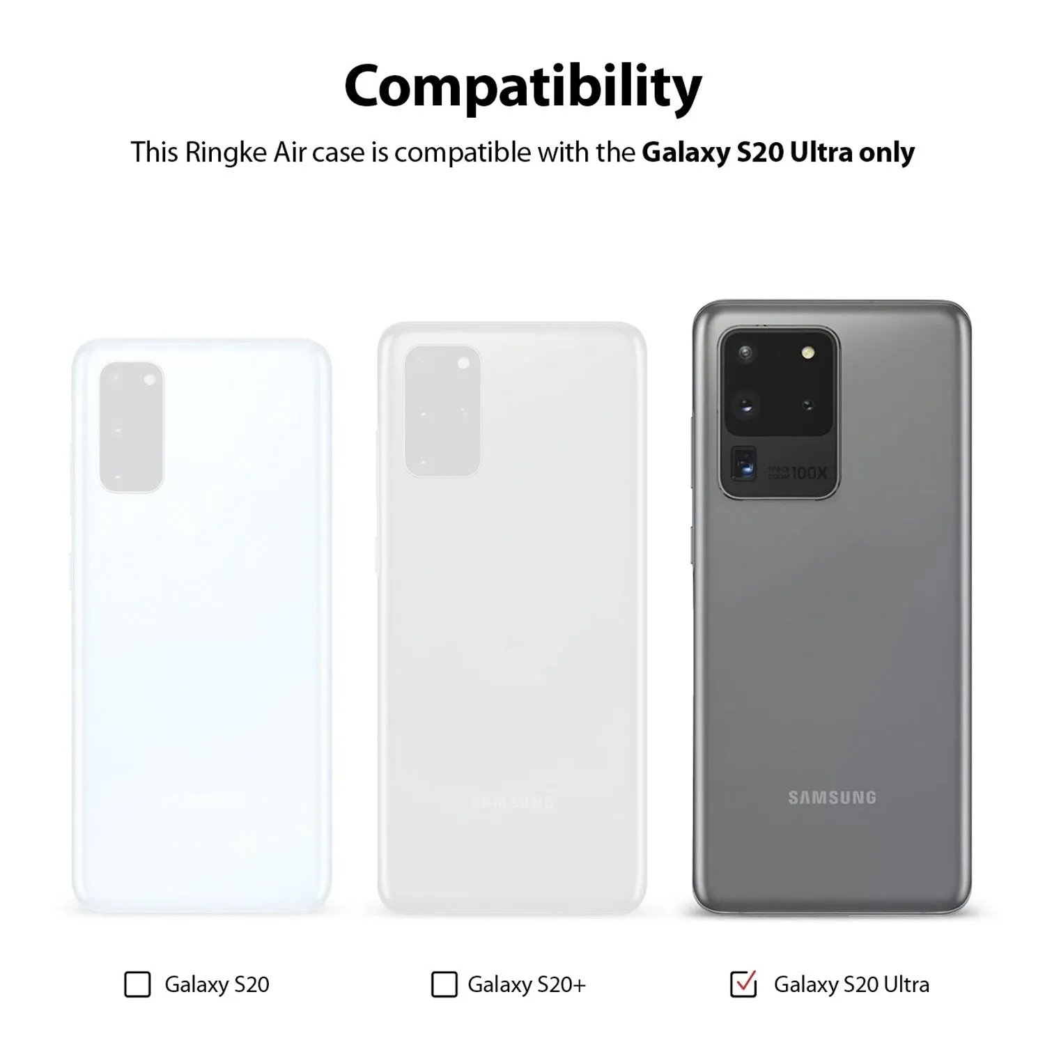 Ringke Samsung Galaxy S20 Ultra Case Air
