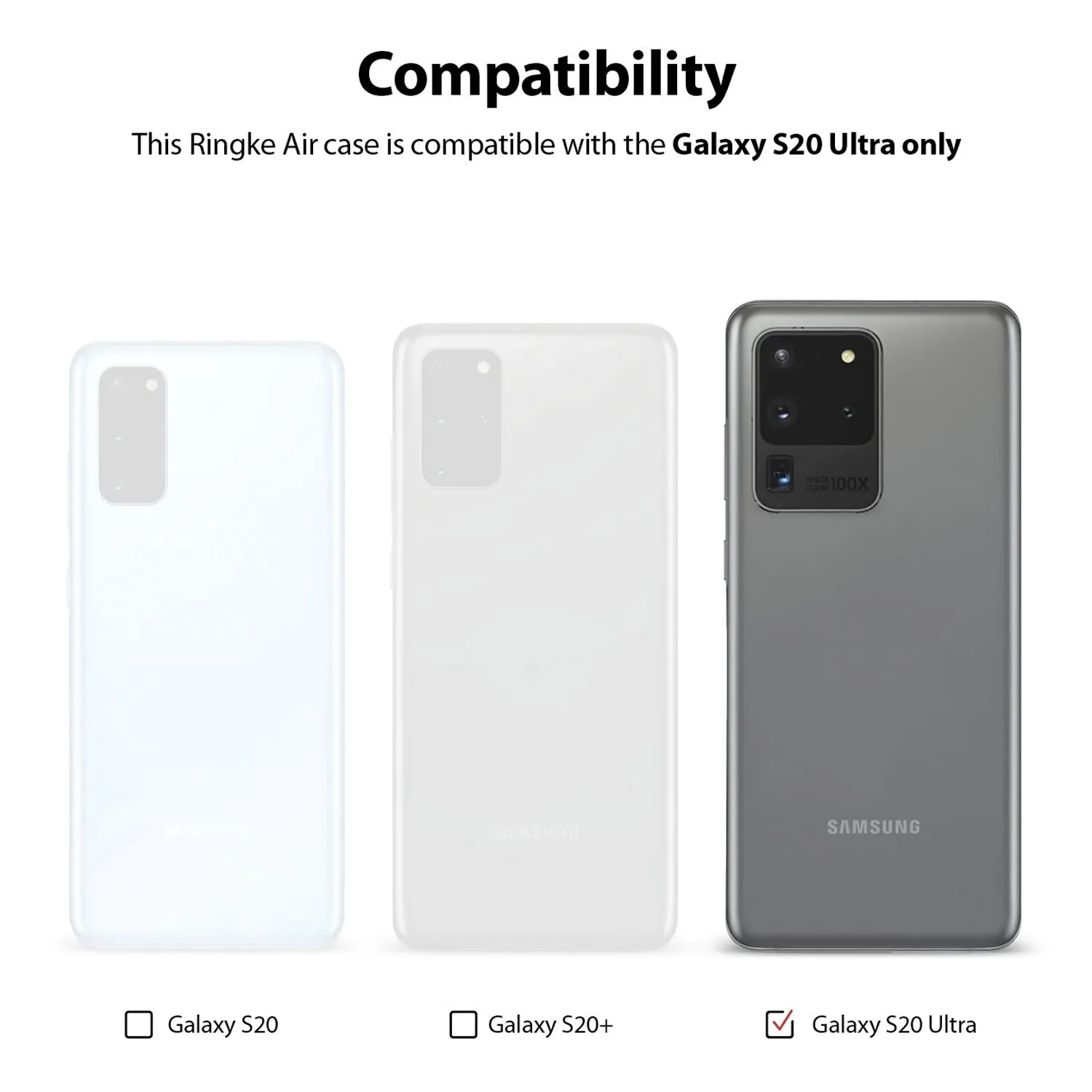 Ringke Samsung Galaxy S20 Ultra Case Air