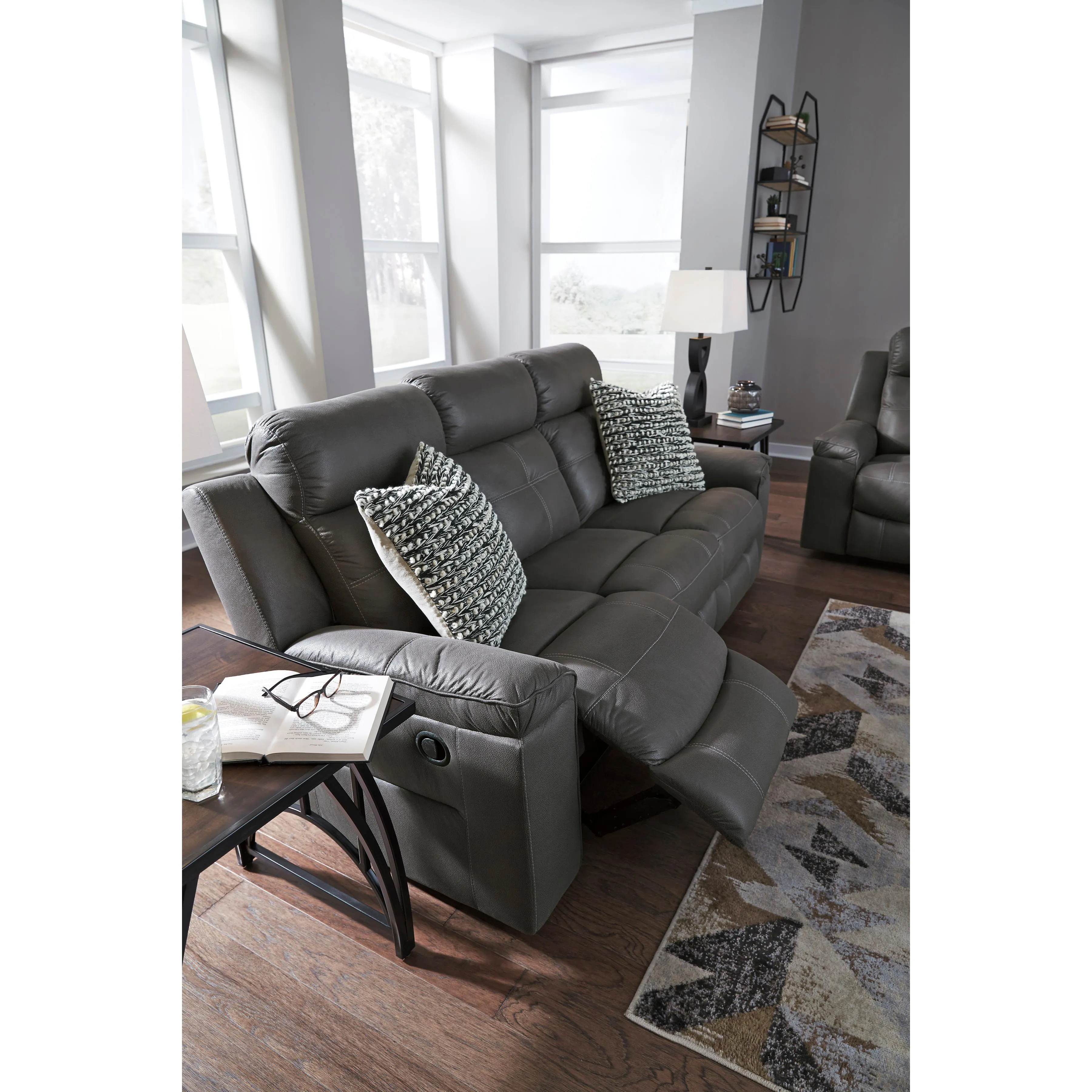 Signature Design by Ashley Jesolo Reclining Fabric Sofa 8670588C