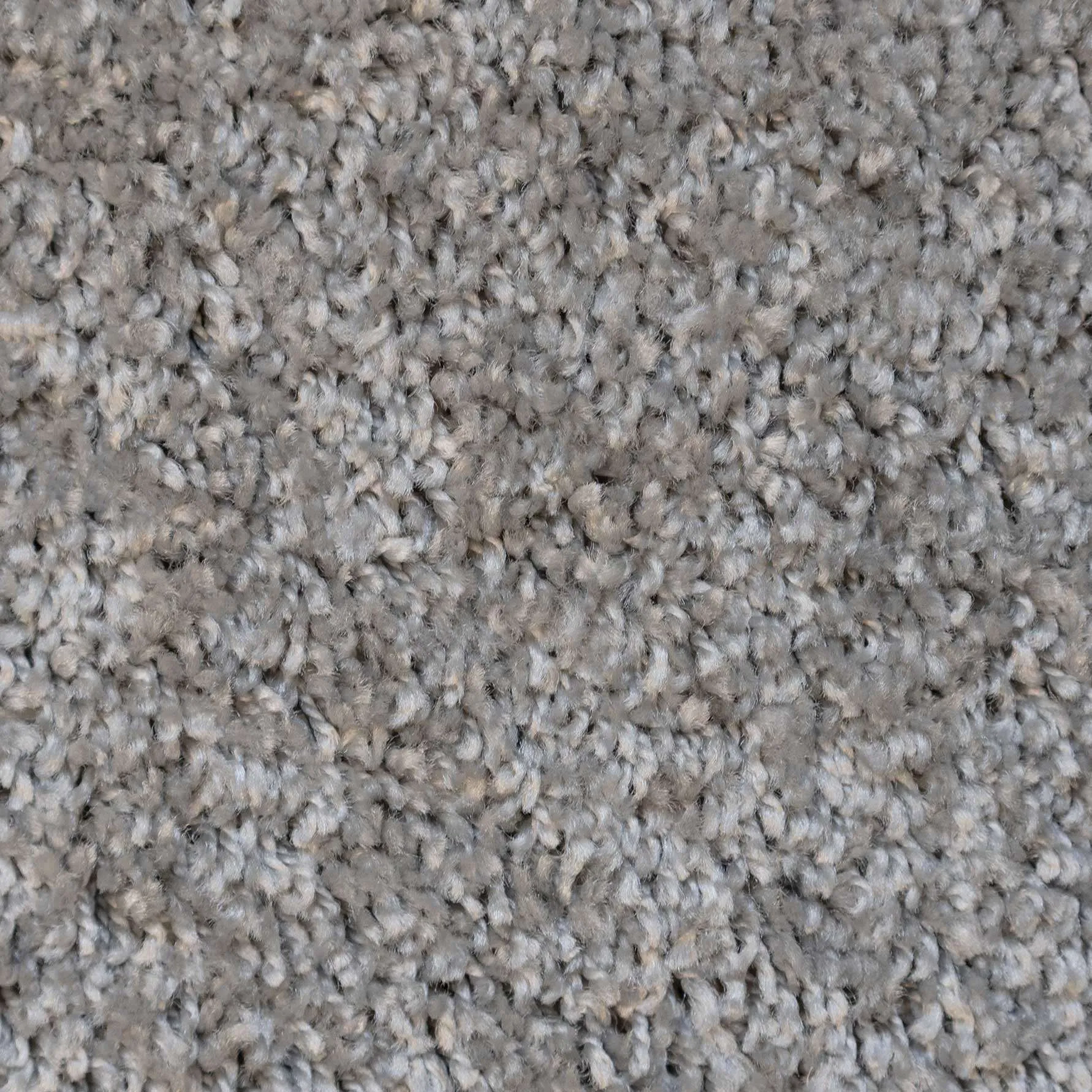 Silver Shaggy Runner Rug
