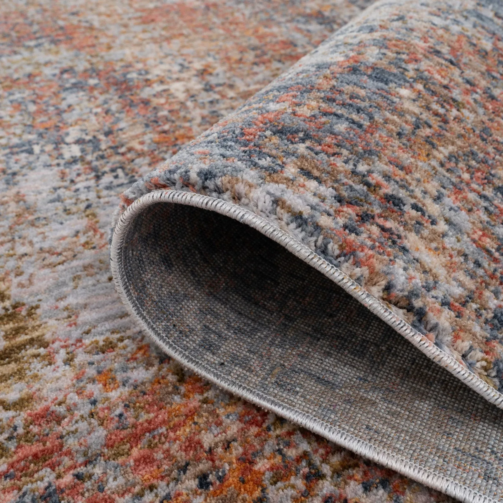 Subtle Rustic Abstract Rug - Amina