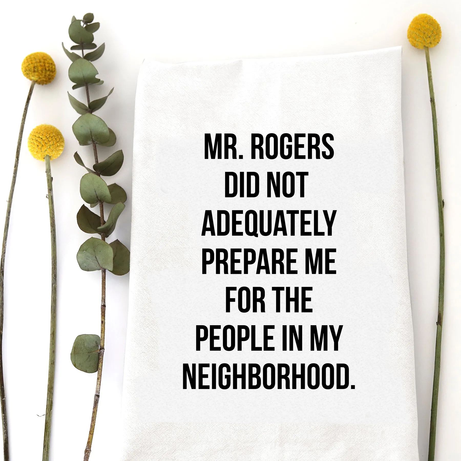 TEA TOWEL: MR. ROGERS