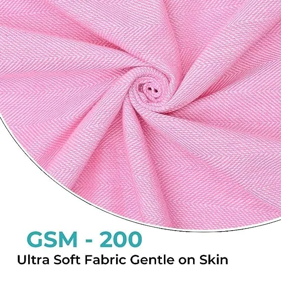 The Better Home 100% Cotton Turkish Bath Towel | Quick Drying Cotton Towel | Light Weight, Soft & Absorbent Turkish Towel (Pack of 8, Pink)
