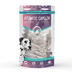 Tickled Pet Whole Capelin PET CANDY **Dehydrated Treat**