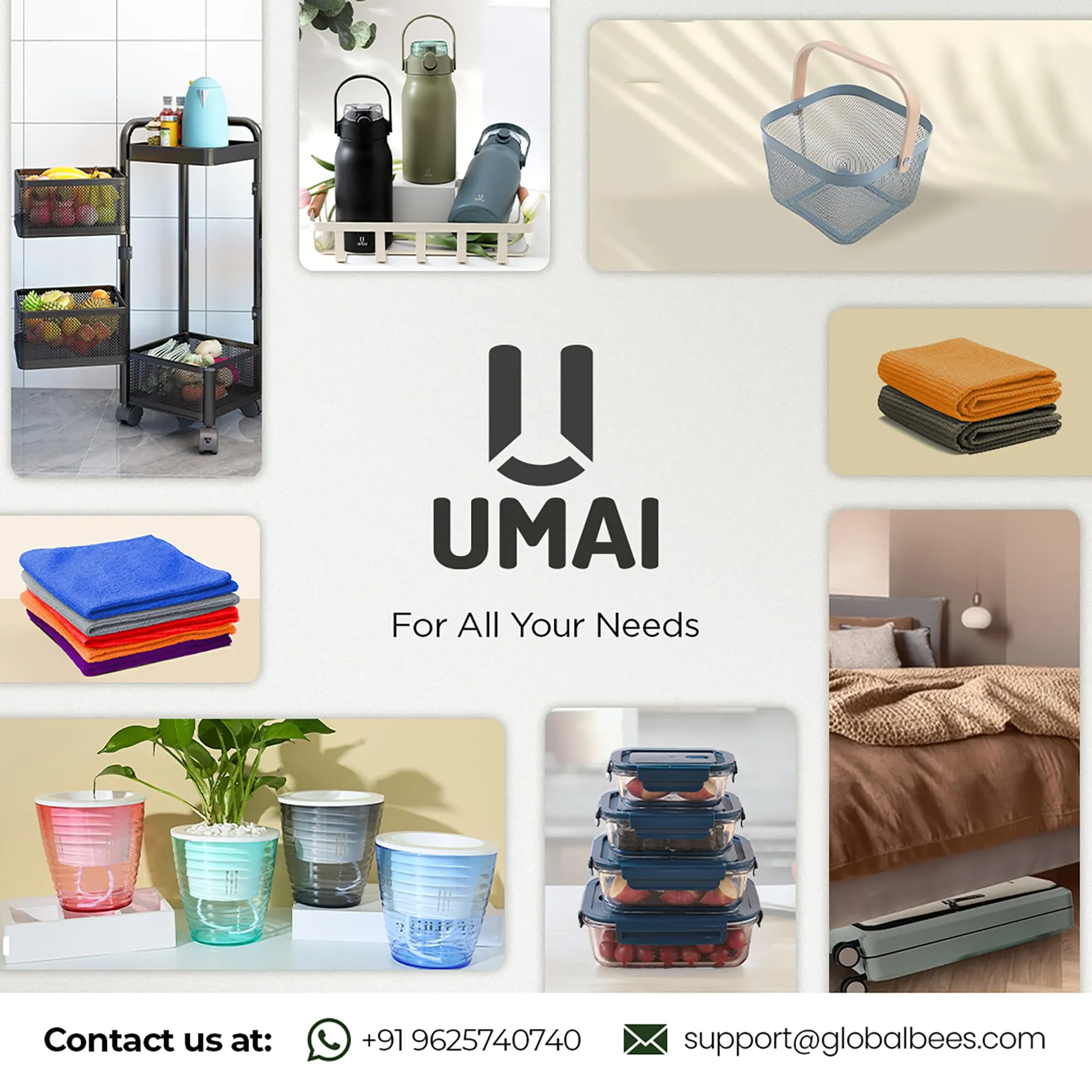 UMAI Jacquard Table Mat Set of 6 | Dining Table Accessories | Kitchen Office Restaurant | Anti-Skid Waterproof PVC Artificial Leather | Grey Pink | 6 Pieces