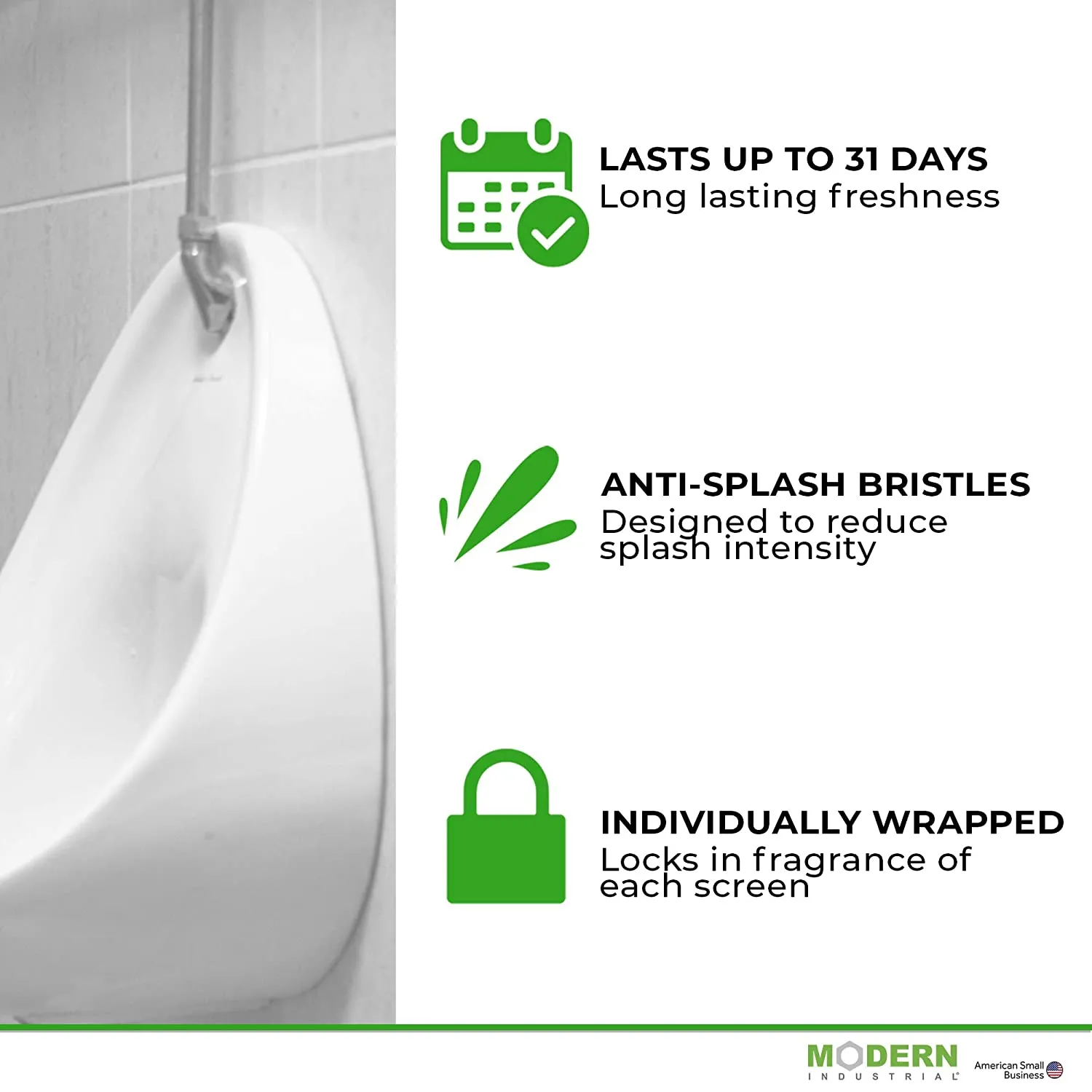 Urinal Screen & Deodorizer (10-Pack) By  - Fits Most Top Urinal Brands