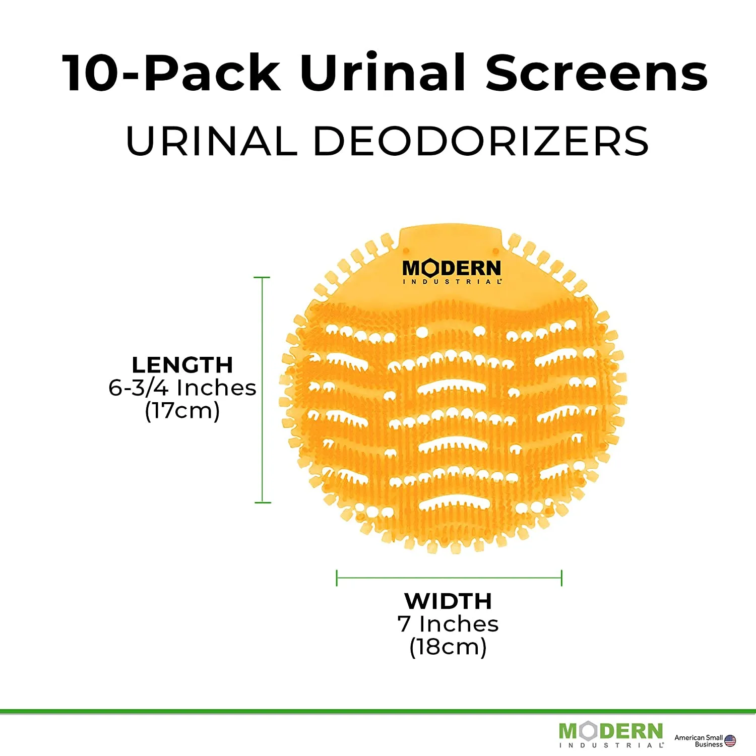 Urinal Screen & Deodorizer (10-Pack) By  - Fits Most Top Urinal Brands
