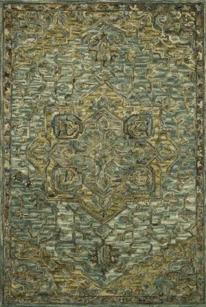 Victoria VK 20 Dark Green/Tobacco Rug