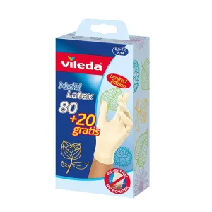 Vileda Gloves Latex 80 20 S/M