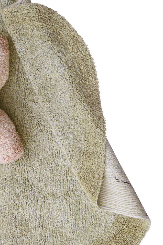 WASHABLE COTTON RUG PUFFY LILY