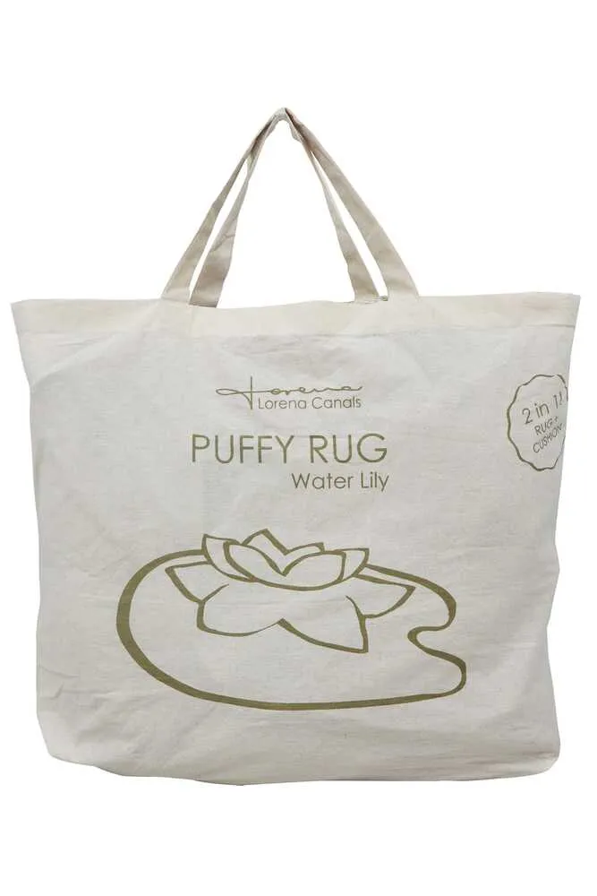 WASHABLE COTTON RUG PUFFY LILY