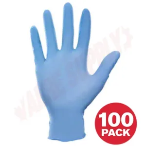 Westcraft Blue Vinyl Disposable Gloves Medium 100pc