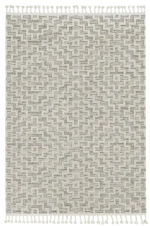 Willow 1104 Ivory Grey Geo Rug