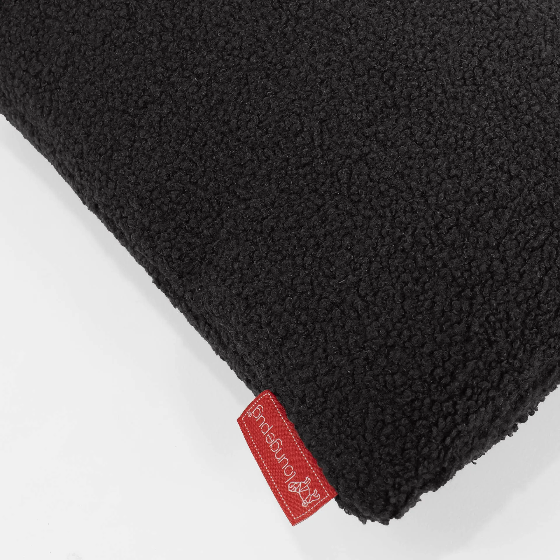 XL Rectangular Support Cushion Cover 40 x 70cm - Boucle Graphite Grey