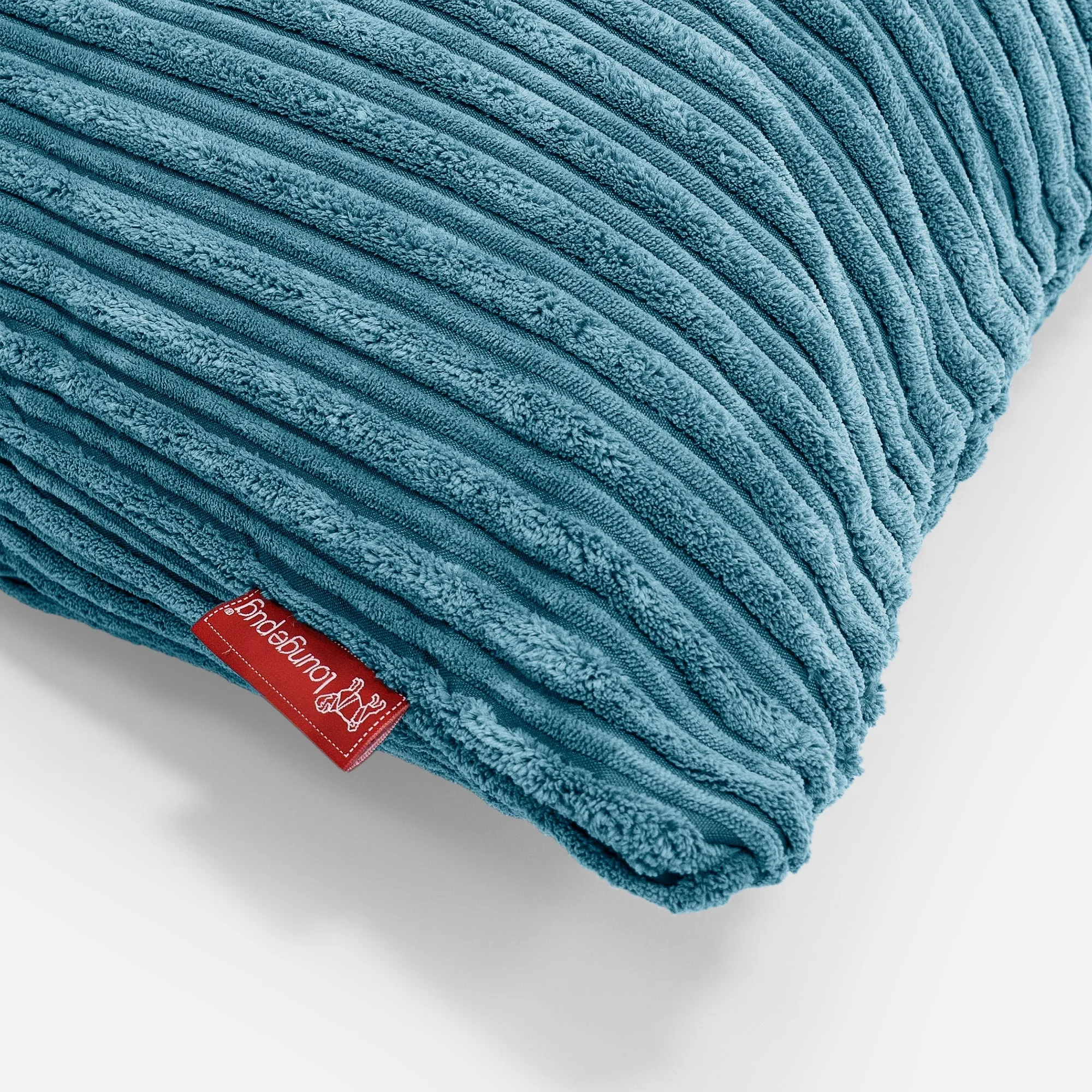 XL Rectangular Support Cushion Cover 40 x 70cm - Cord Aegean Blue
