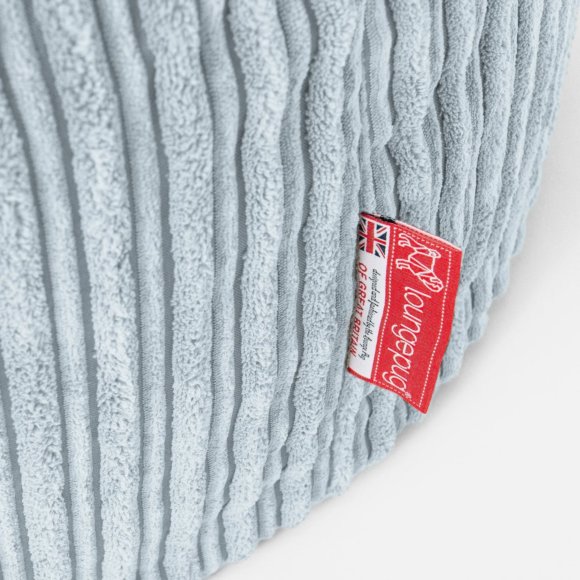 XXL Cuddle Cushion - Cord Baby Blue