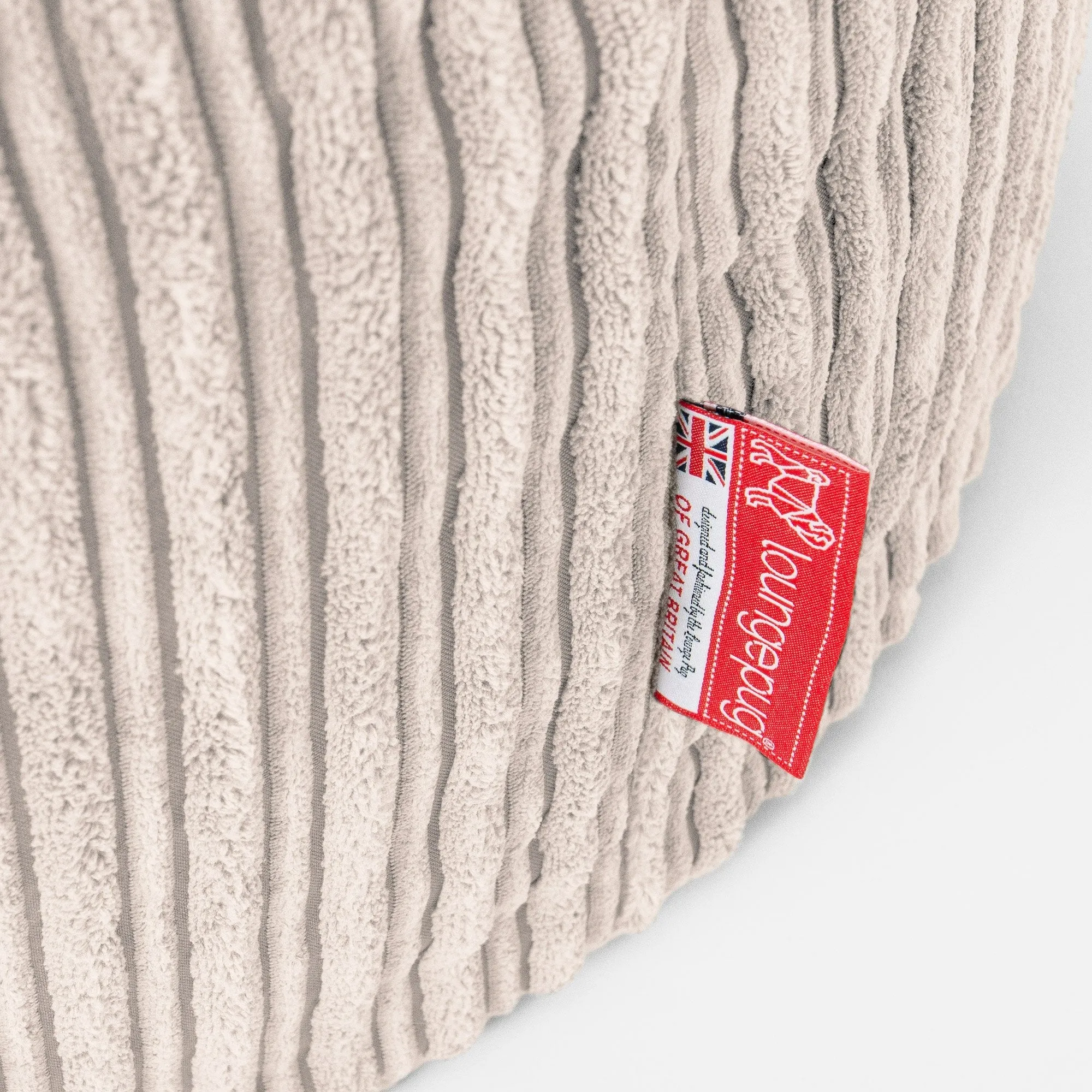 XXL Cuddle Cushion - Cord Ivory