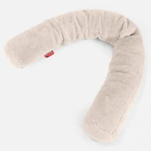 XXL Cuddle Cushion - Teddy Faux Fur Cream