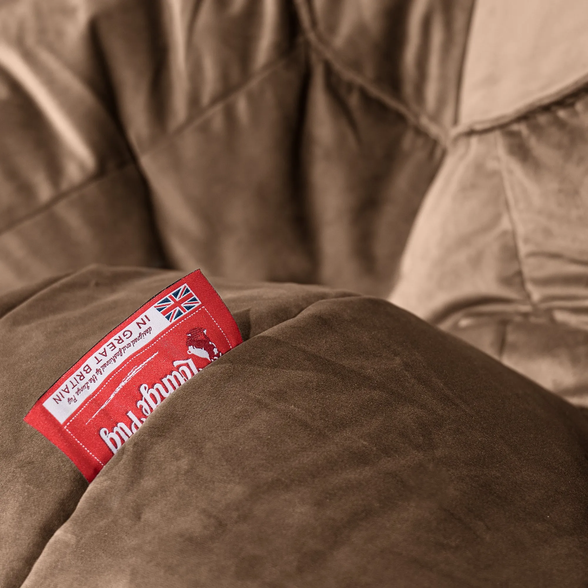 XXL Cuddle Cushion - Velvet Espresso