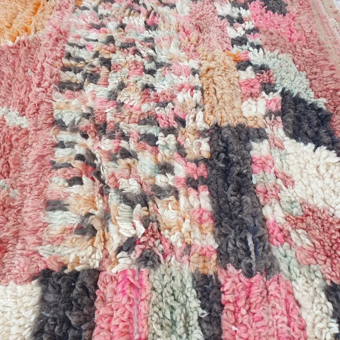 Yakma - Boujad Rug 6x9 Moroccan Handmade | Authentic Berber Living room & Bedroom Rug | 6'56x9'97 Ft | 200x304 cm