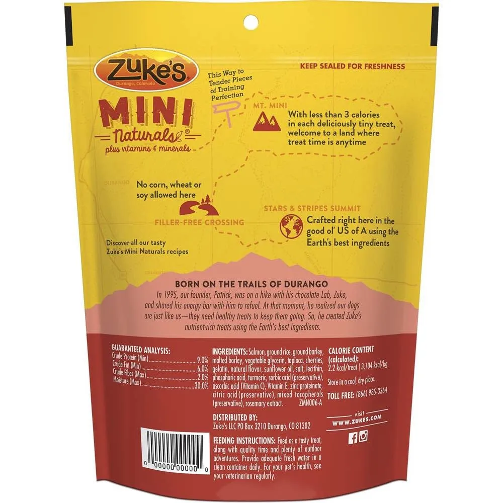 Zuke's Mini Naturals Salmon Recipe Dog Treats 170g
